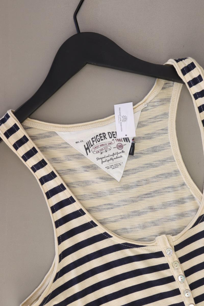 Hilfiger Denim Trägertop Gr. L gestreift mehrfarbig aus Baumwolle