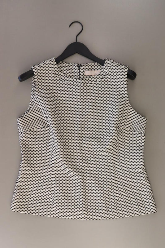 Fenn Wright Manson Studio Ärmellose Bluse Gr. XL gepunktet creme aus Polyester