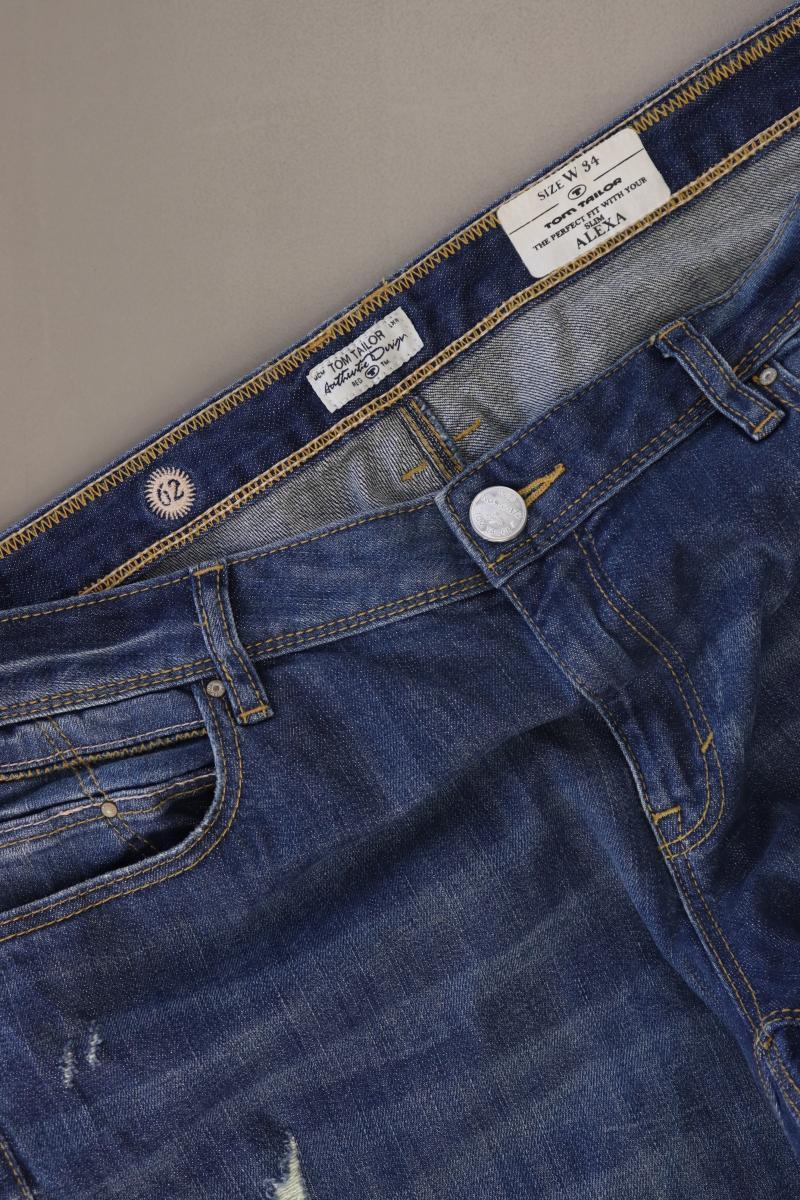 Tom Tailor Baggy Jeans Gr. W34 blau aus Baumwolle