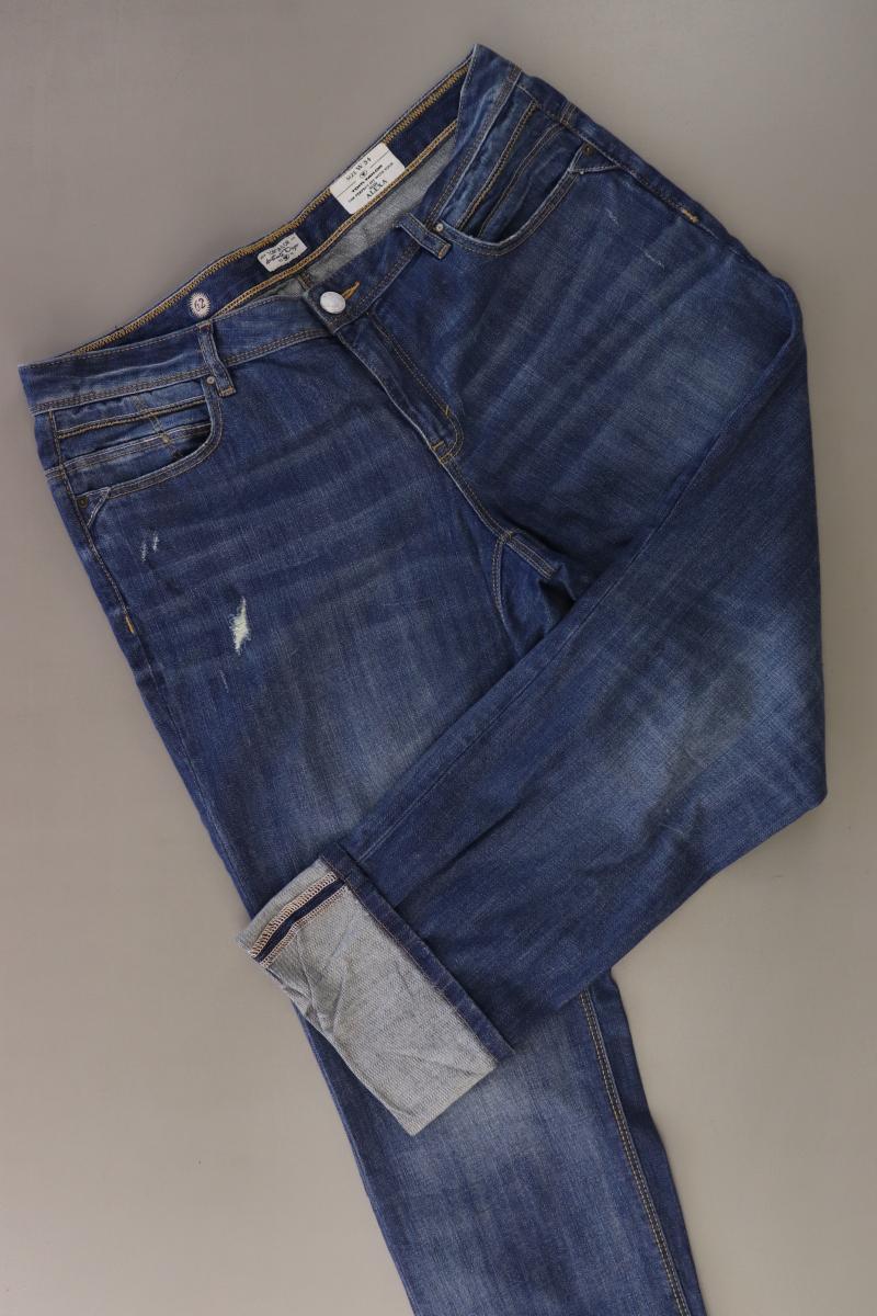 Tom Tailor Baggy Jeans Gr. W34 blau aus Baumwolle