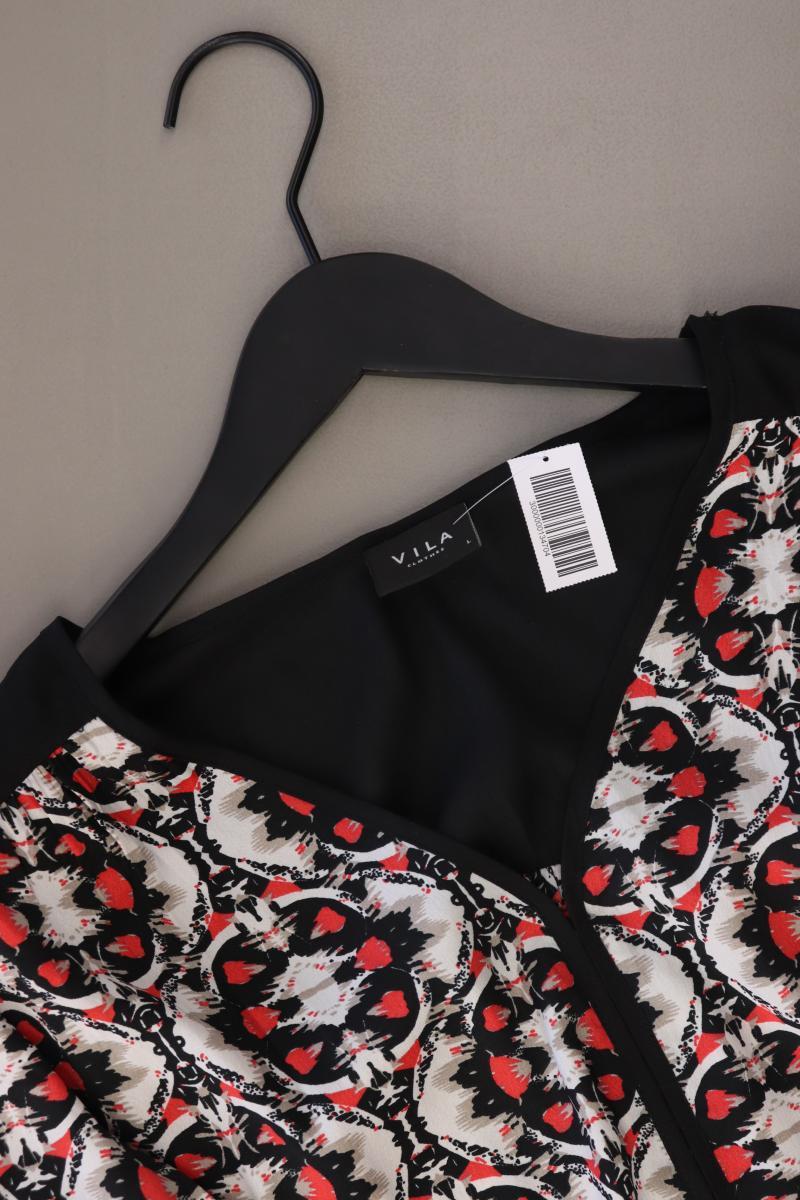 Vila Langarmbluse Gr. L mehrfarbig aus Polyester