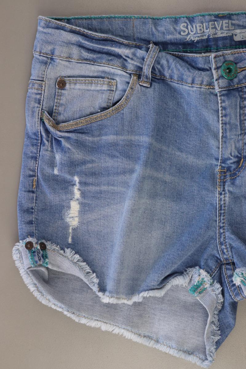 Sublevel Jeansshorts Gr. XL blau aus Baumwolle