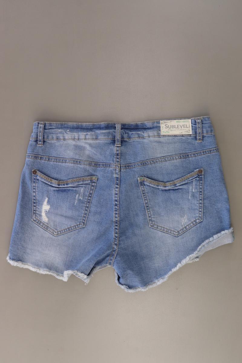Sublevel Jeansshorts Gr. XL blau aus Baumwolle