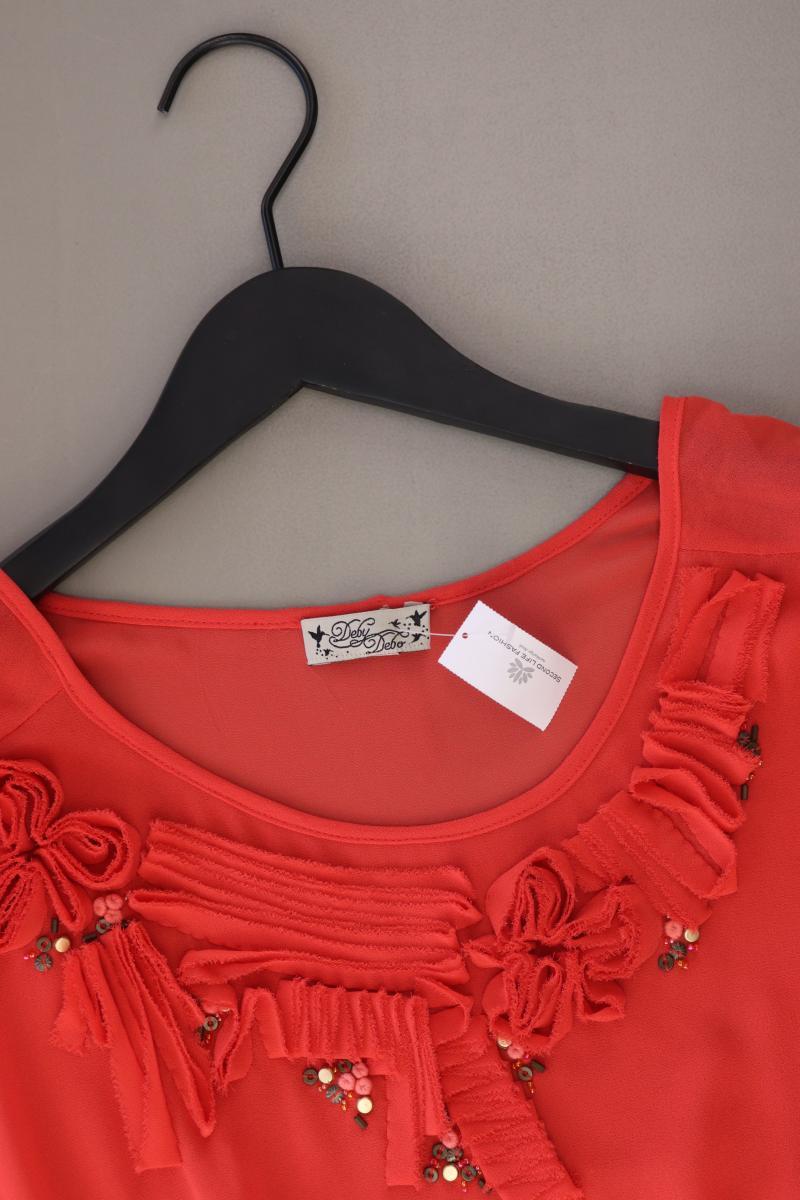 DEBY DEBO Kurzarmbluse Gr. XL rot