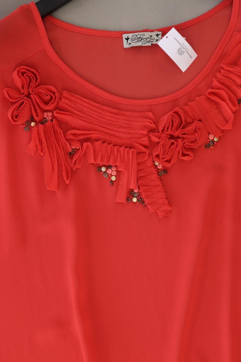 DEBY DEBO Kurzarmbluse Gr. XL rot
