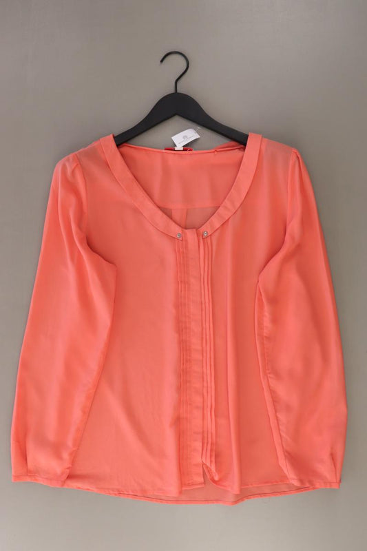 Esprit Chiffonbluse Gr. XL Langarm orange
