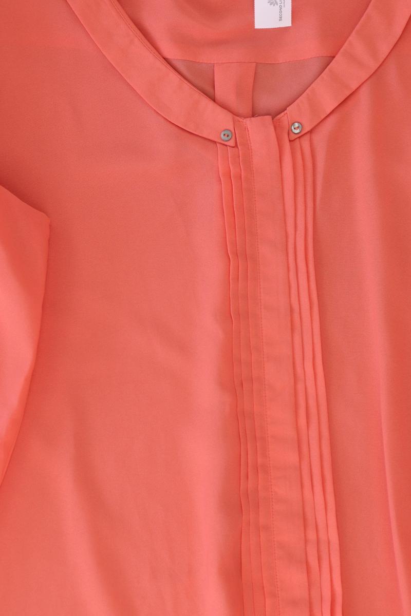 Esprit Chiffonbluse Gr. XL Langarm orange