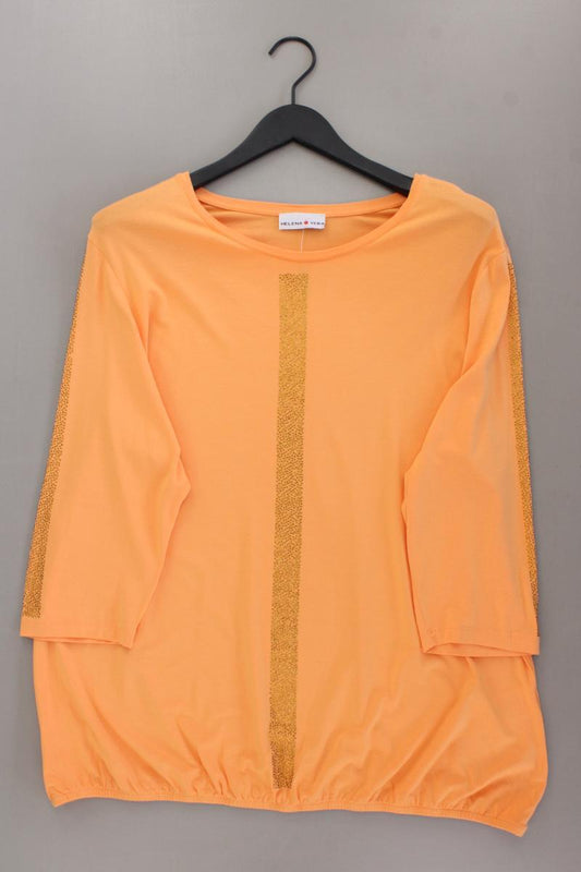 Helena Vera Classic Shirt Gr. 48 3/4 Ärmel orange aus Viskose