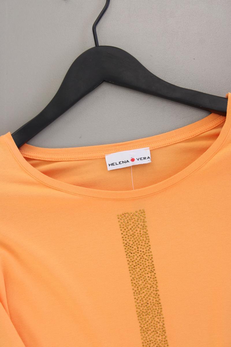 Helena Vera Classic Shirt Gr. 48 3/4 Ärmel orange aus Viskose