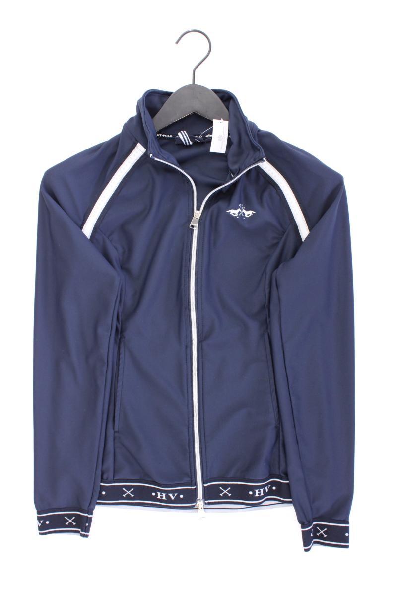 HV Polo Classic Cardigan Gr. S Langarm blau aus Polyester