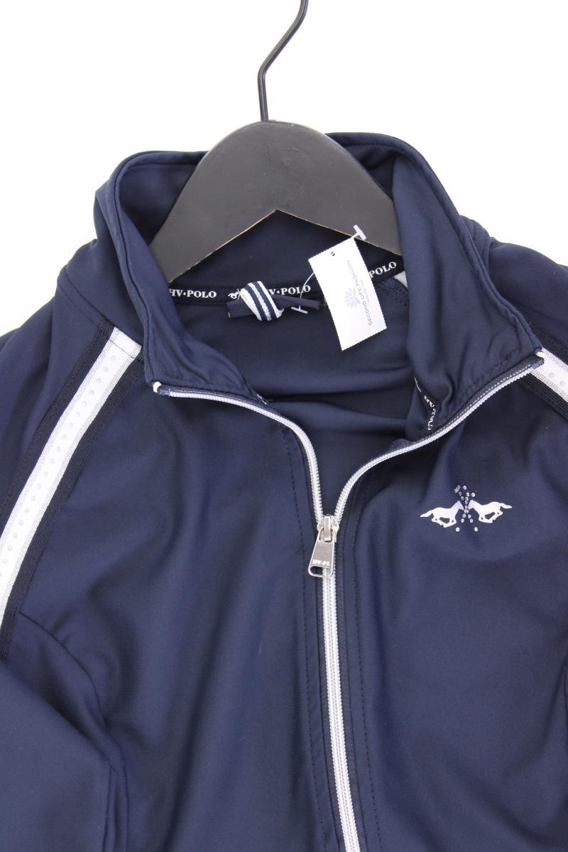 HV Polo Classic Cardigan Gr. S Langarm blau aus Polyester
