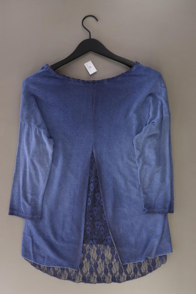 Street One Feinstrickpullover Gr. 38 blau aus Viskose