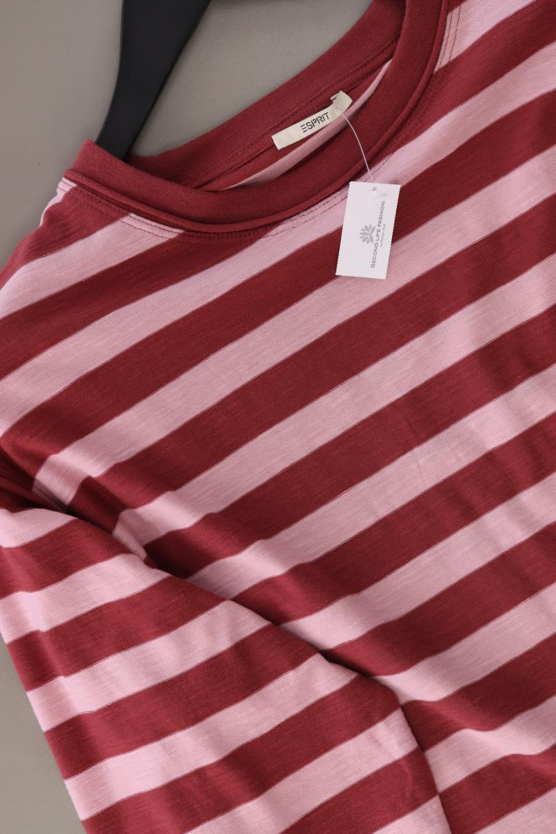 Esprit Feinstrickpullover Gr. L gestreift rosa aus Baumwolle