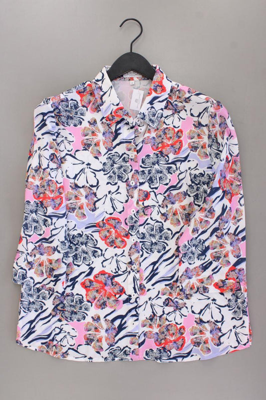 ERFO Classic Bluse Gr. 42 mit Blumenmuster neuwertig 3/4 Ärmel mehrfarbig