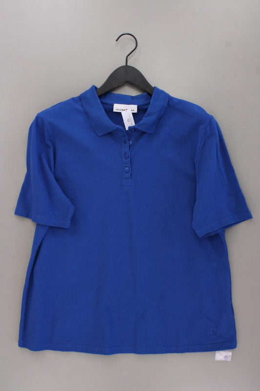 Helena Vera Poloshirt Gr. 46 neuwertig Kurzarm blau aus Baumwolle