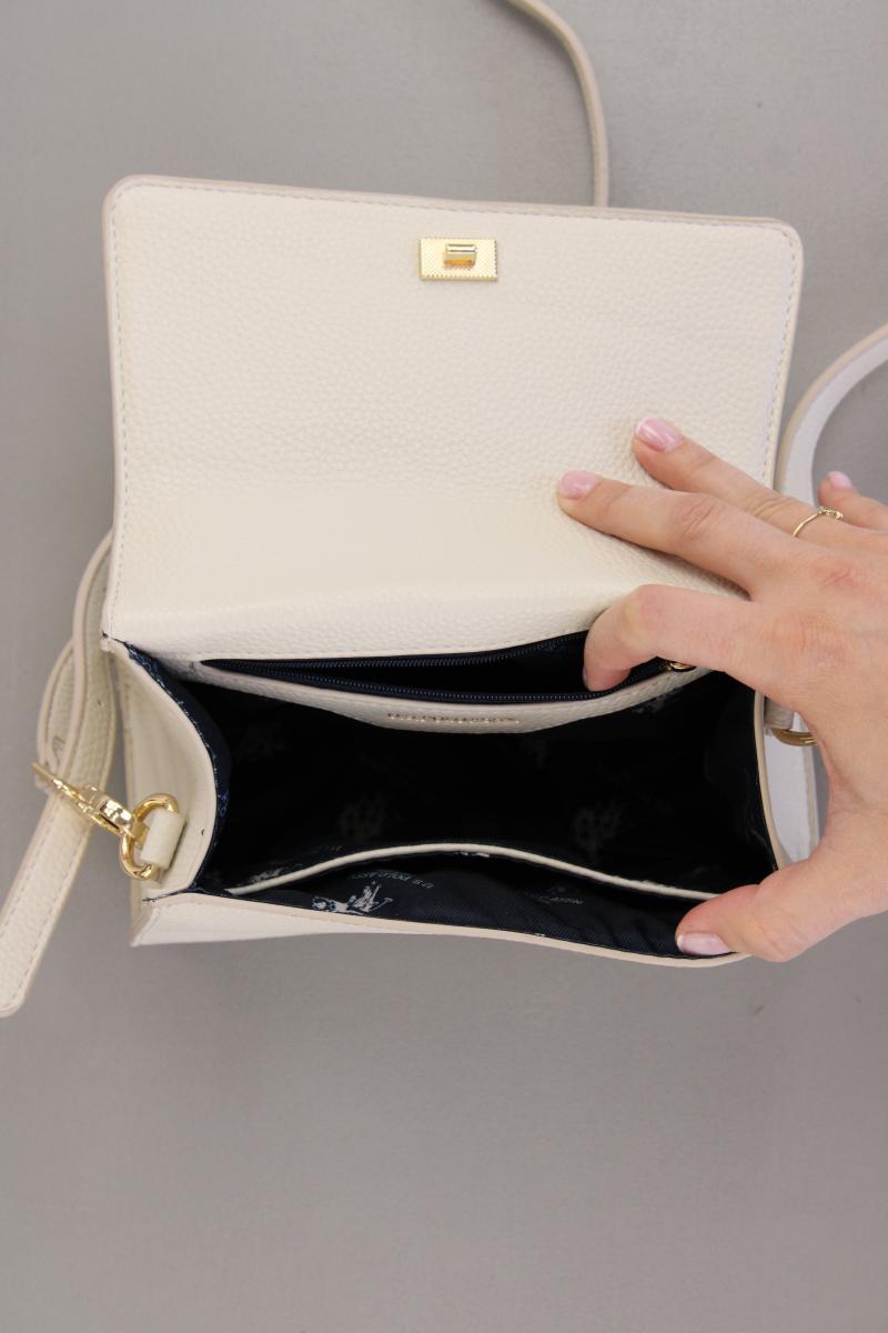 U.S. Polo Assn Umhängetasche neuwertig creme aus Polyurethan