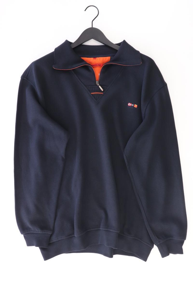 Signum Langarmpullover für Herren Gr. XXL blau aus Baumwolle