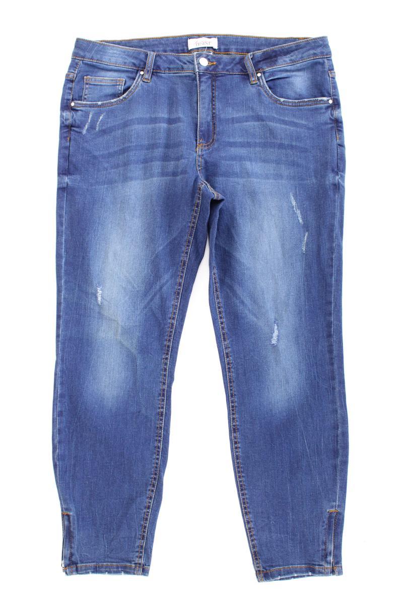 Second Hand Outfit Größe XL mit Paprika Langarmbluse in Gr. 46 und Halskette