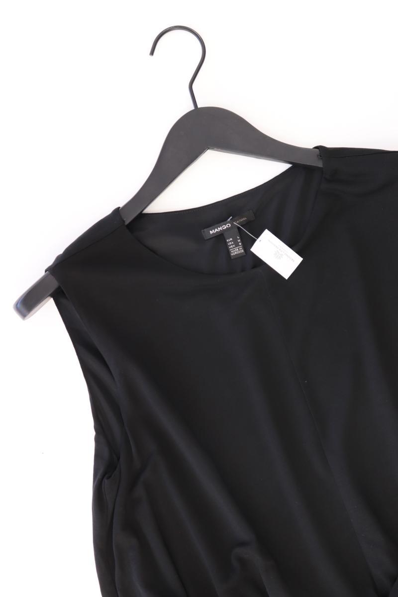 Mango Abendkleid Gr. L Ärmellos schwarz aus Baumwolle