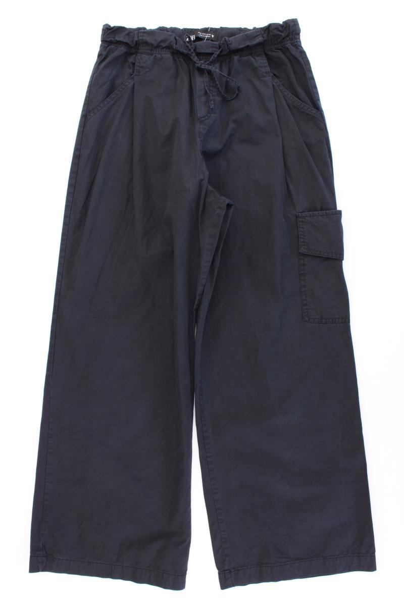 Zara Cargohose Gr. S schwarz aus Baumwolle