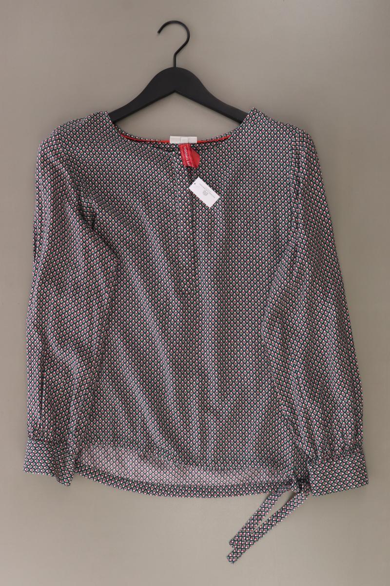 Street One Langarmbluse Gr. 40 mit Rautenmuster mehrfarbig aus Viskose