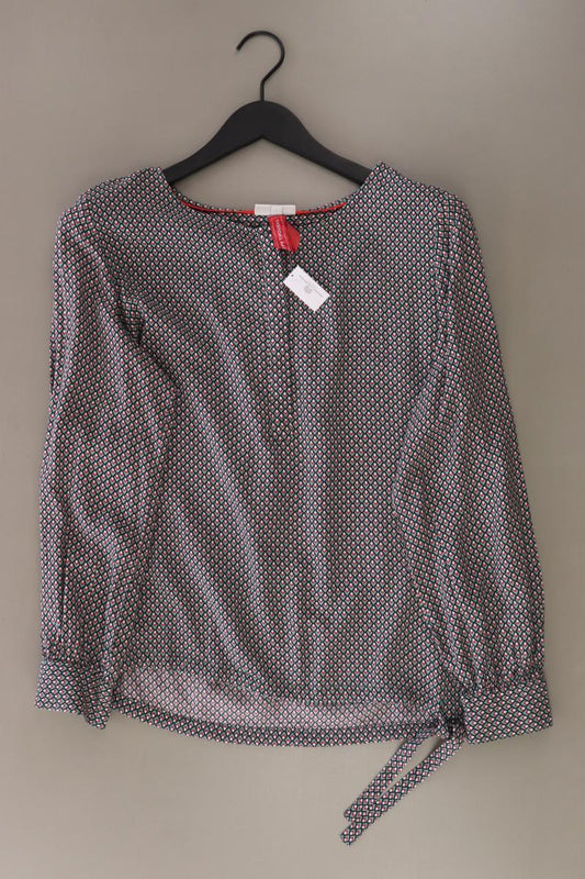 Street One Langarmbluse Gr. 40 mit Rautenmuster mehrfarbig aus Viskose