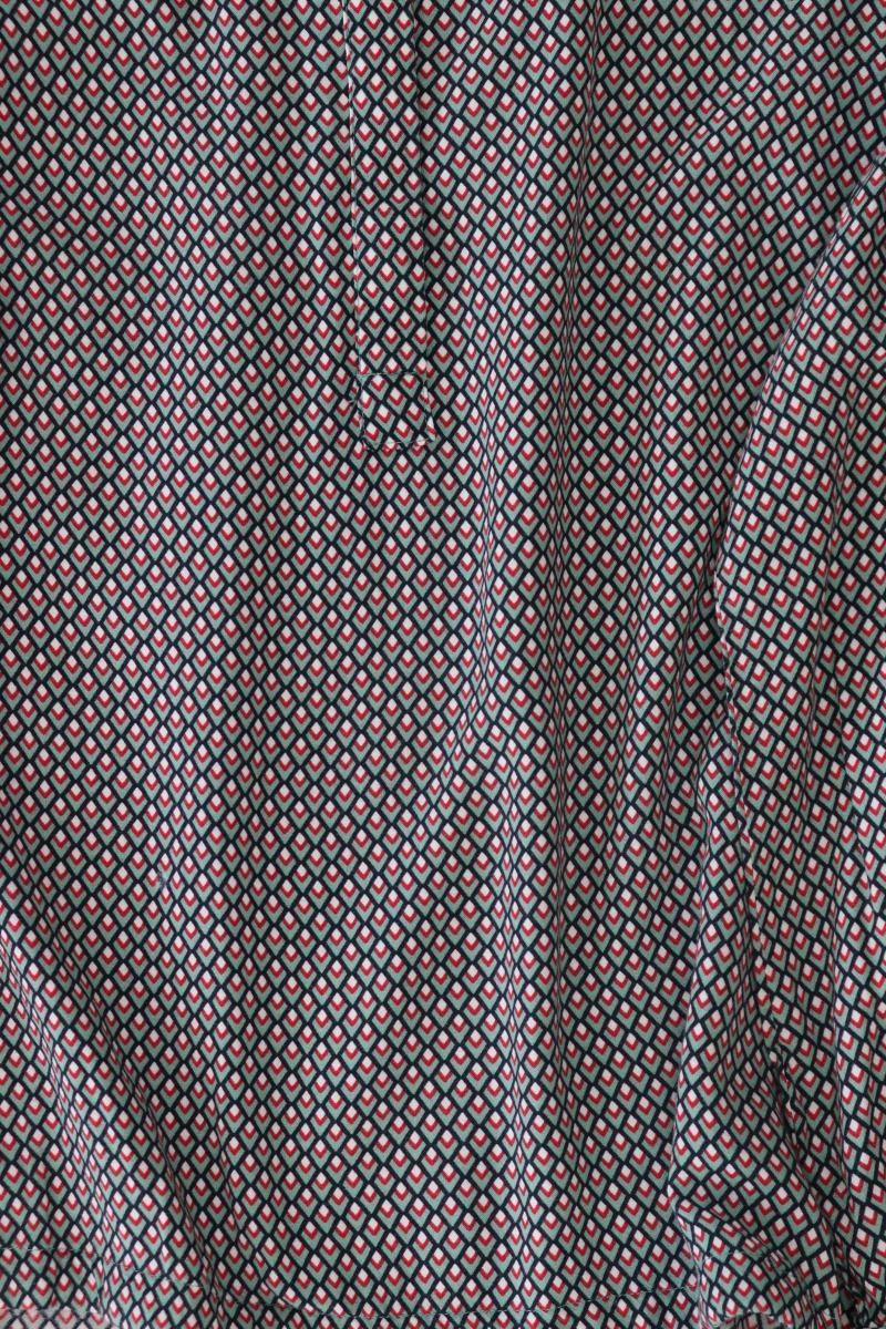 Street One Langarmbluse Gr. 40 mit Rautenmuster mehrfarbig aus Viskose