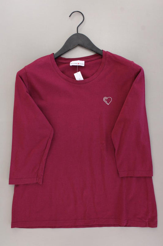 Helena Vera Classic Shirt Gr. 42 3/4 Ärmel lila aus Baumwolle