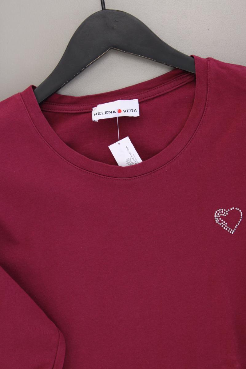 Helena Vera Classic Shirt Gr. 42 3/4 Ärmel lila aus Baumwolle