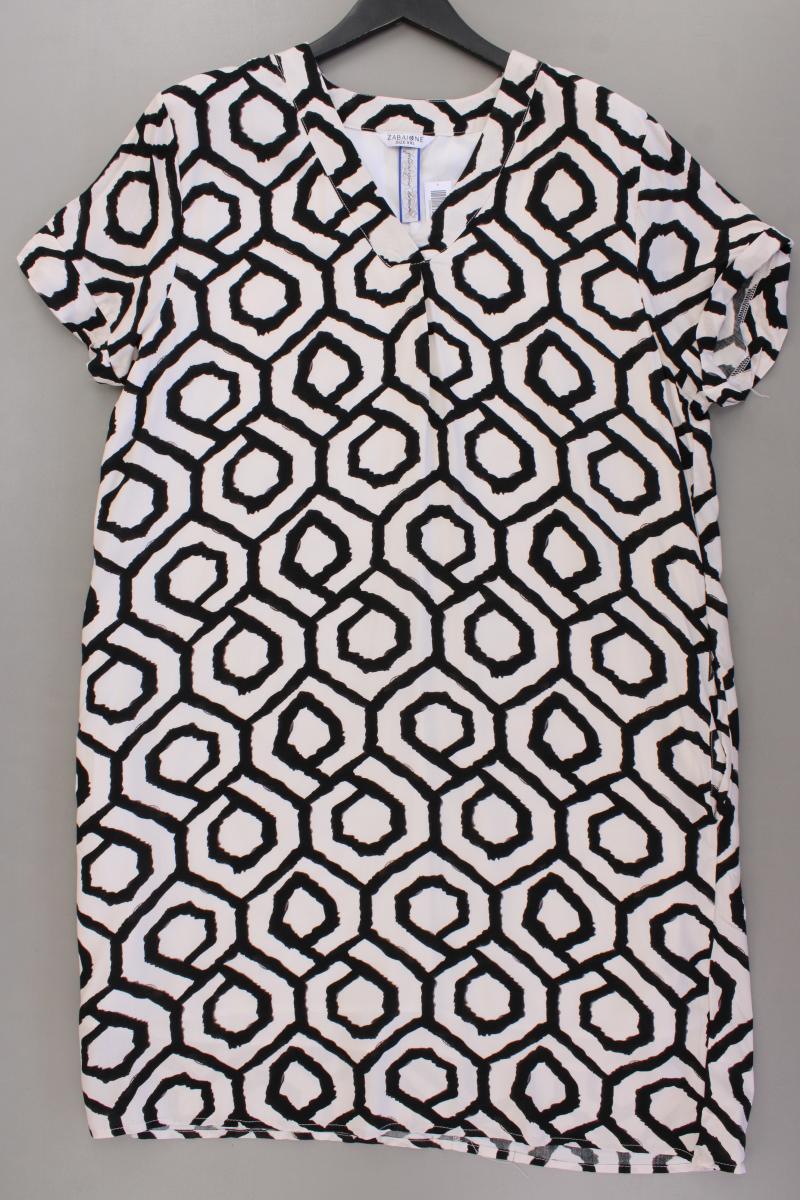 Zabaione Kurzarmkleid Gr. XXL creme aus Viskose