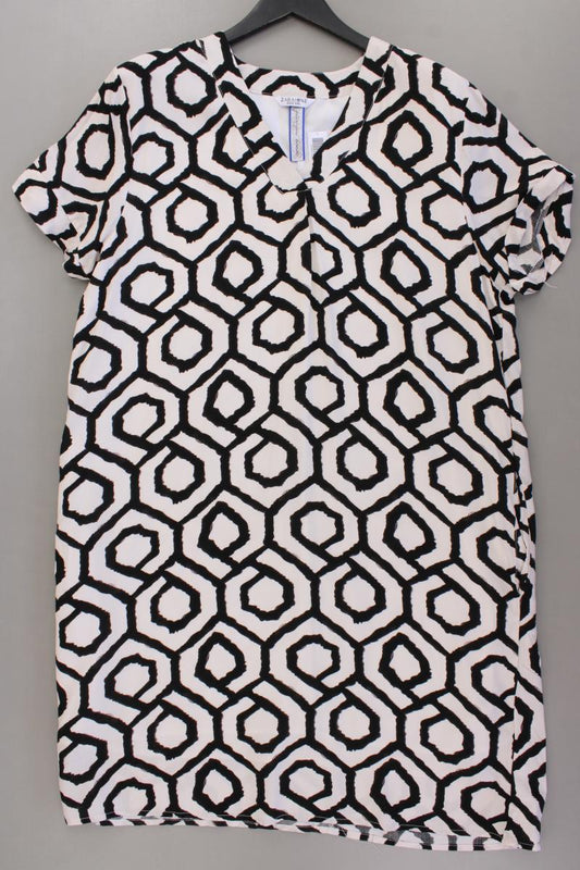 Zabaione Kurzarmkleid Gr. XXL creme aus Viskose
