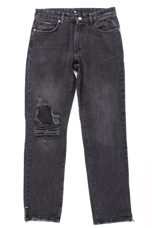 Askyurself Straight Jeans für Herren Gr. W30 grau aus Baumwolle