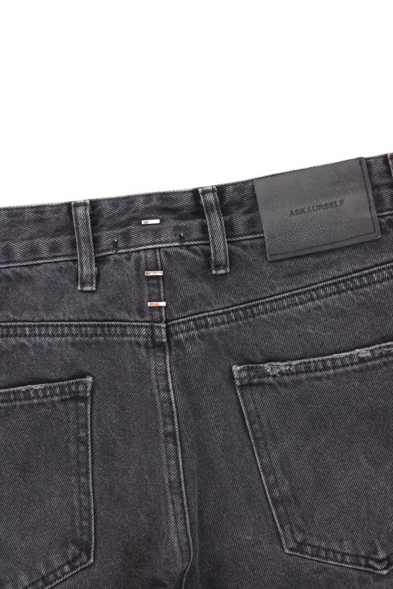 Askyurself Straight Jeans für Herren Gr. W30 grau aus Baumwolle
