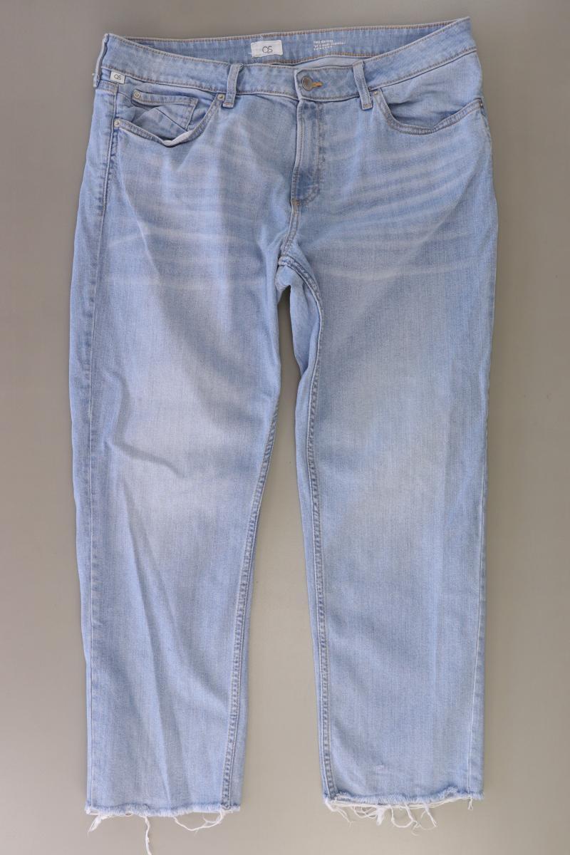 QS by s.Oliver Straight Jeans Gr. 44 blau aus Baumwolle