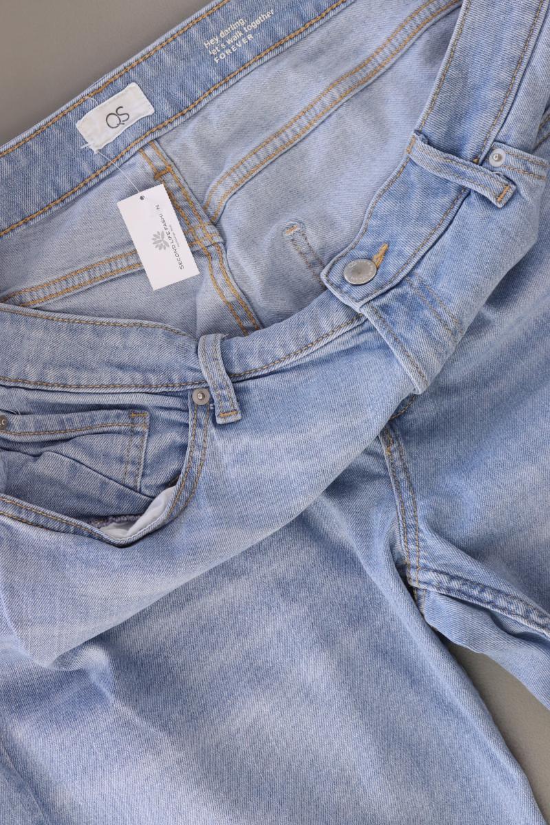 QS by s.Oliver Straight Jeans Gr. 44 blau aus Baumwolle