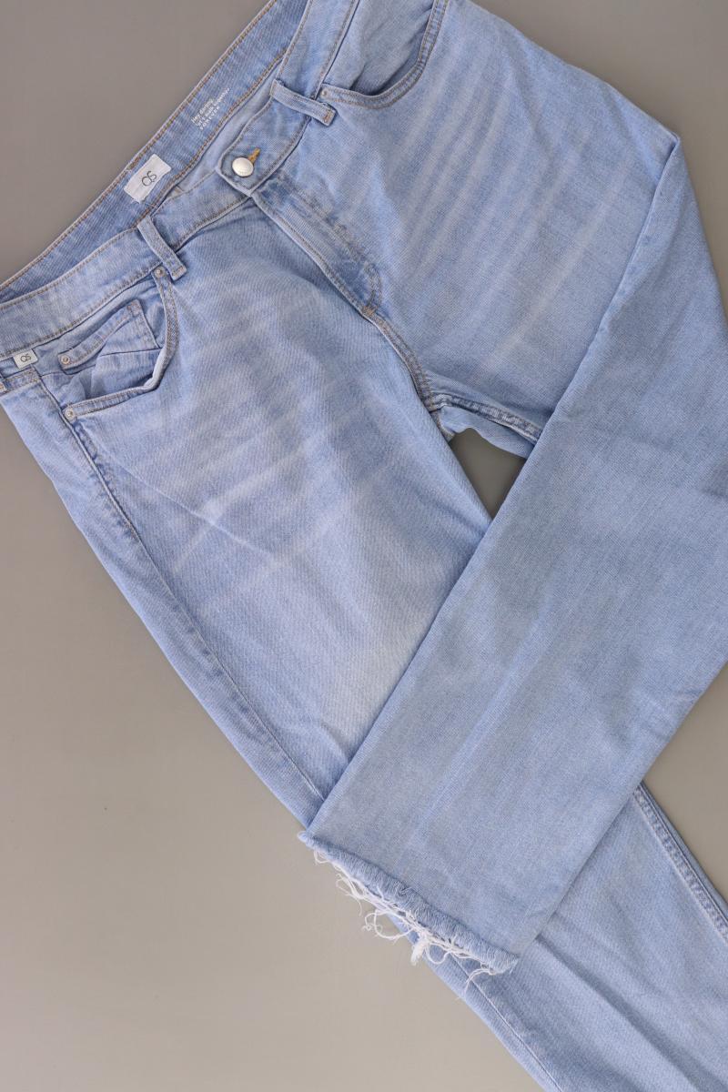 QS by s.Oliver Straight Jeans Gr. 44 blau aus Baumwolle