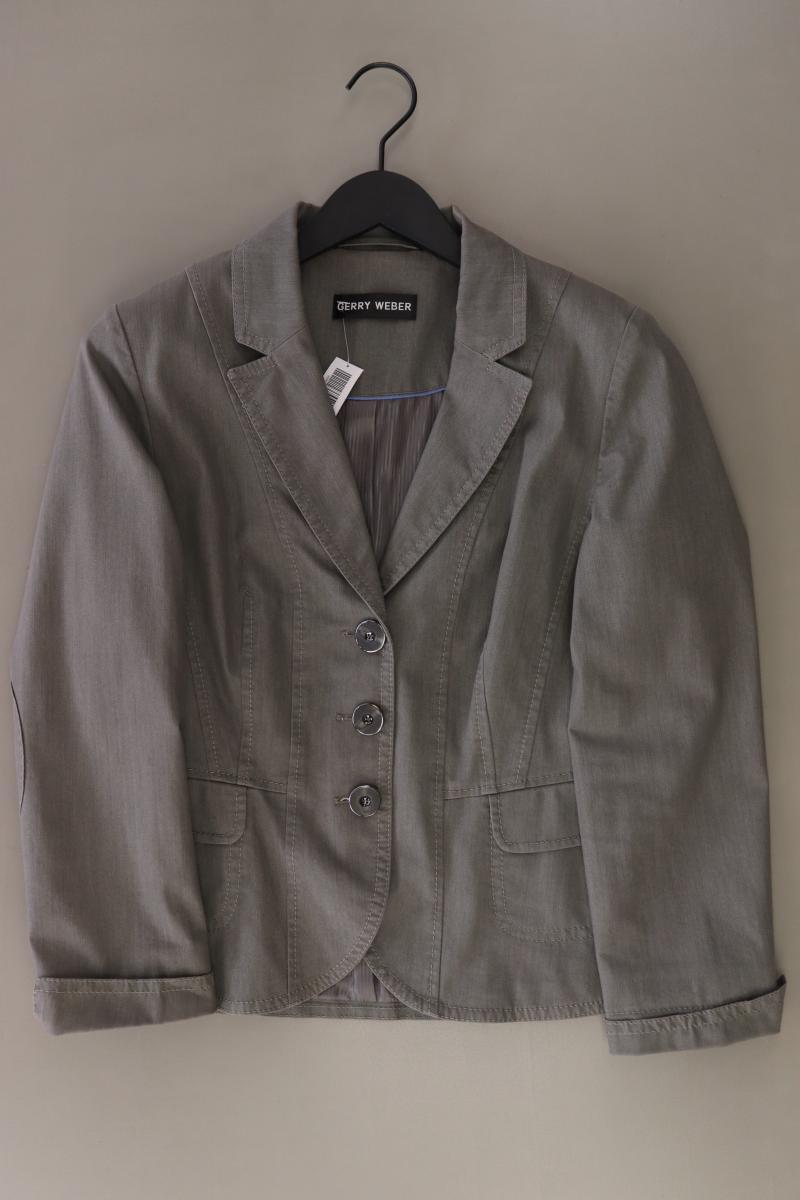Gerry Weber Regular Blazer Gr. 38 grau aus Polyacryl