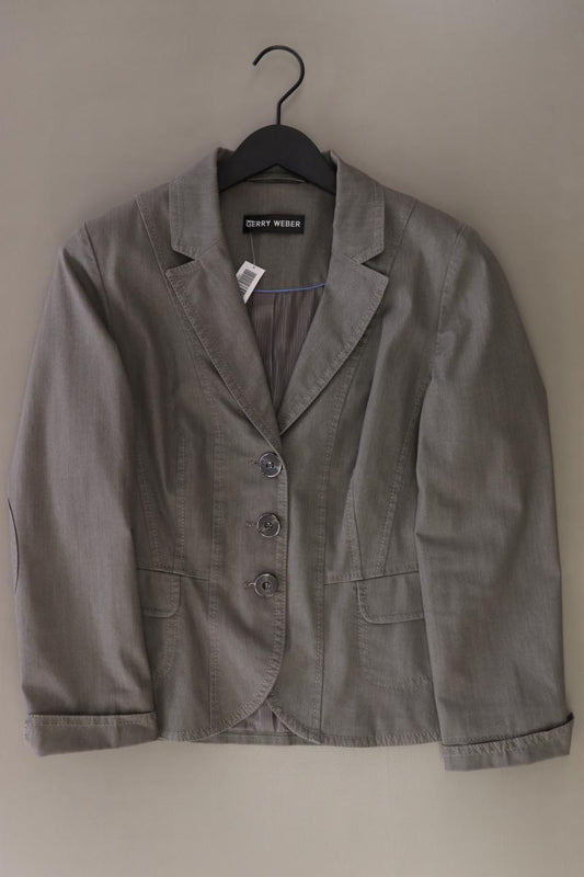 Gerry Weber Regular Blazer Gr. 38 grau aus Polyacryl