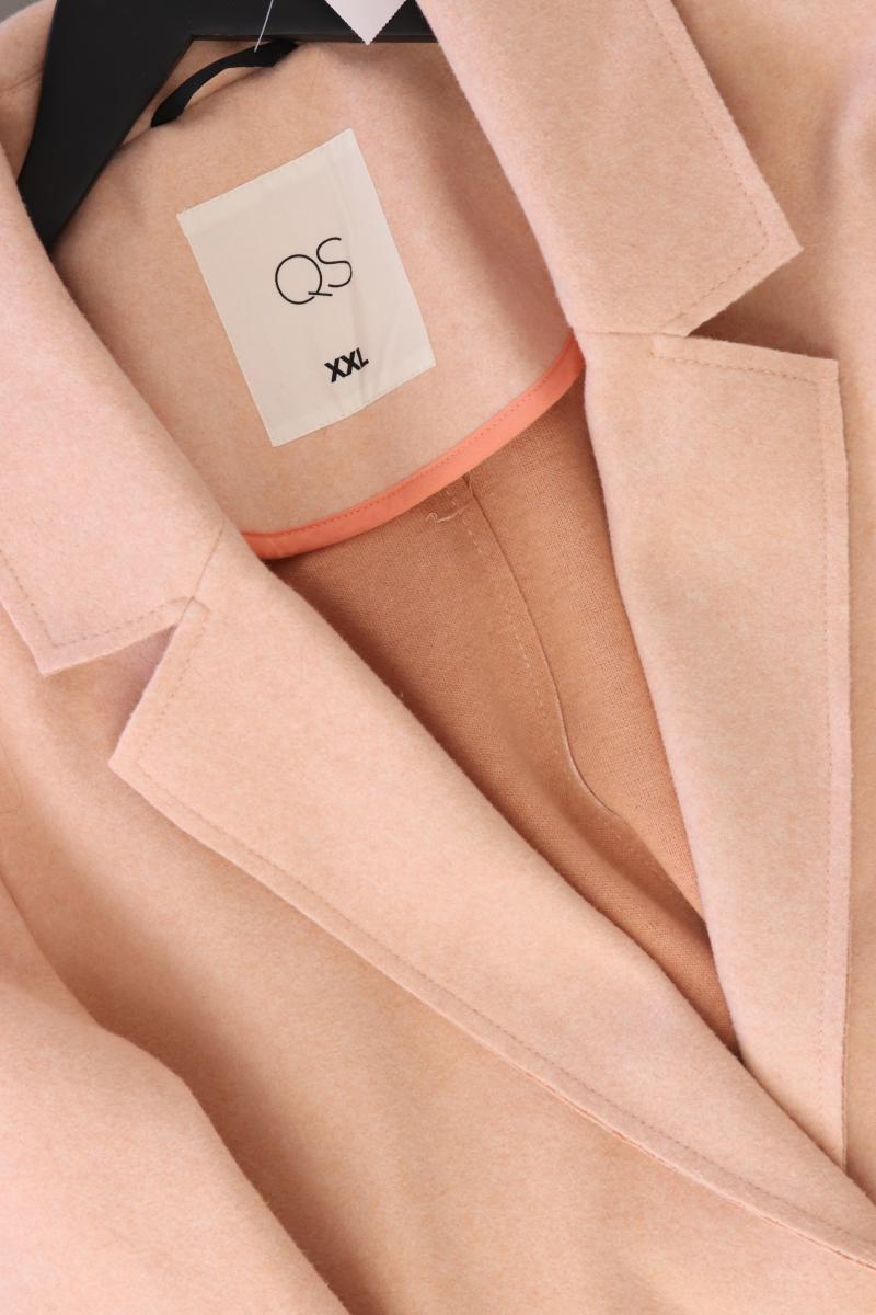 QS by s.Oliver Übergangsmantel Apricot Gr. XXL orange aus Polyester