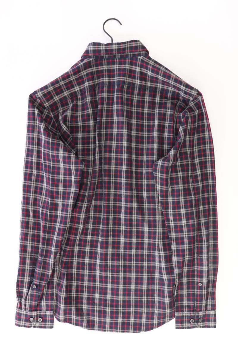 Esprit Karohemd für Herren Gr. L kariert Langarm mehrfarbig aus Baumwolle