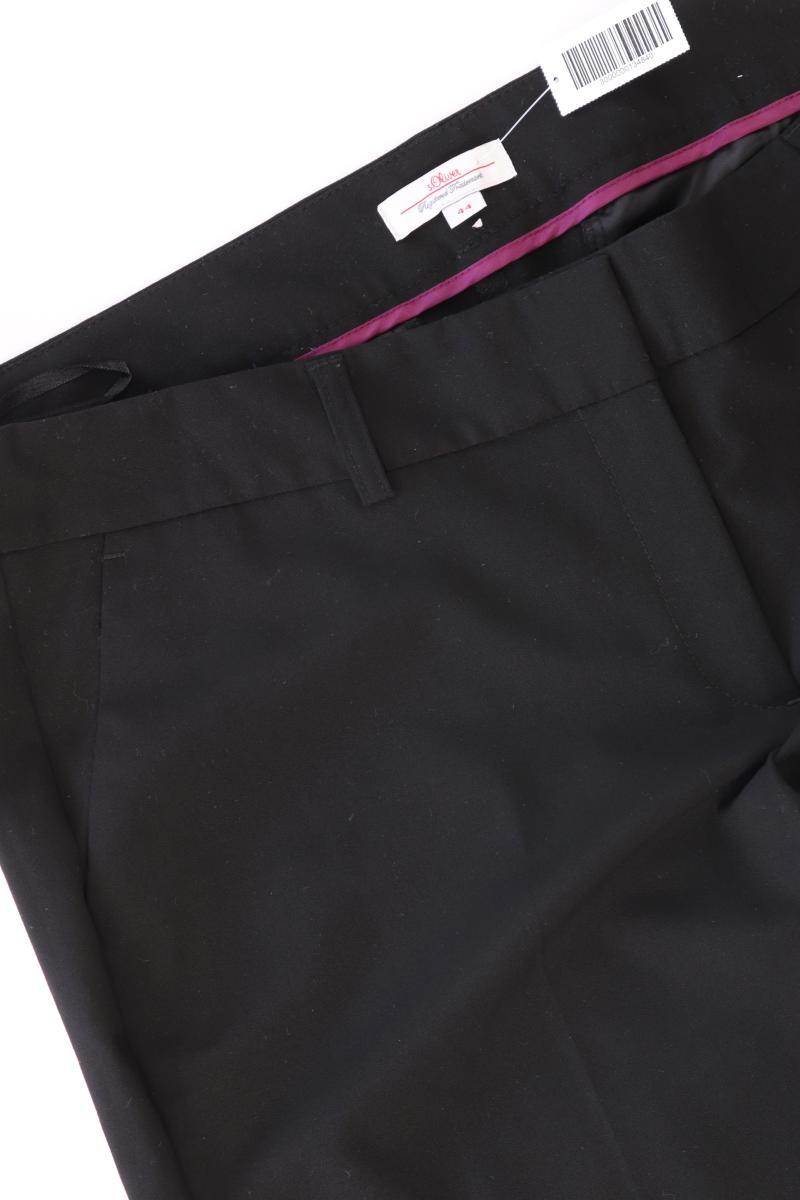 s.Oliver Anzughose Gr. 44 schwarz aus Polyester