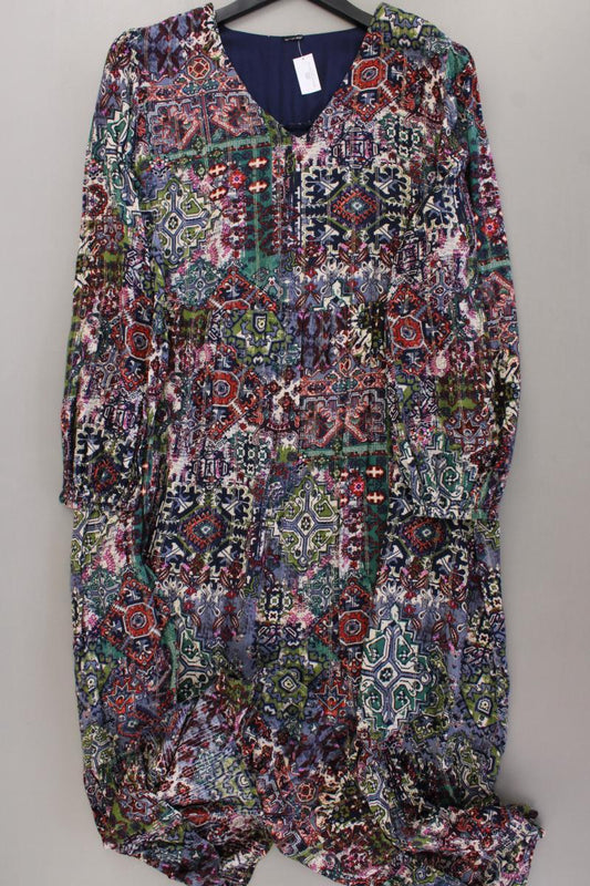 Langarmkleid Gr. 46 mehrfarbig