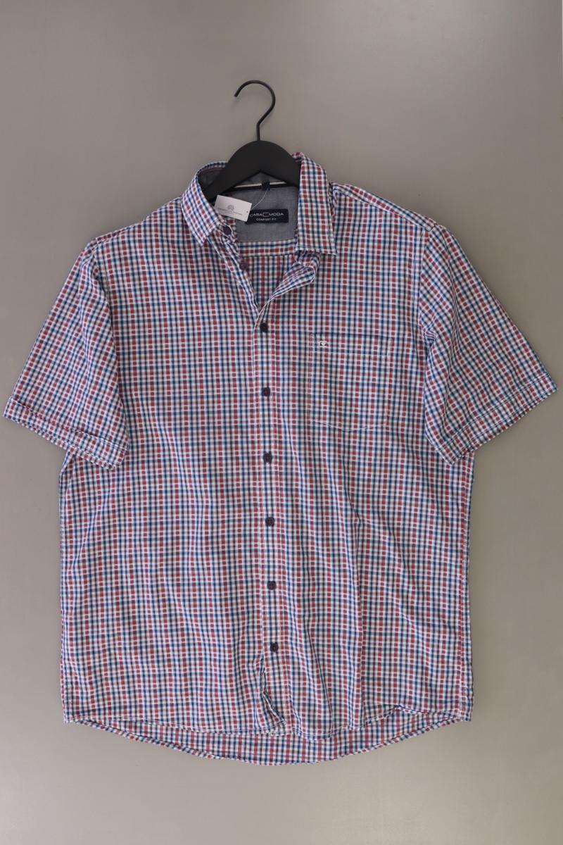 Casa Moda Karohemd für Herren Gr. L kariert Kurzarm mehrfarbig aus Baumwolle