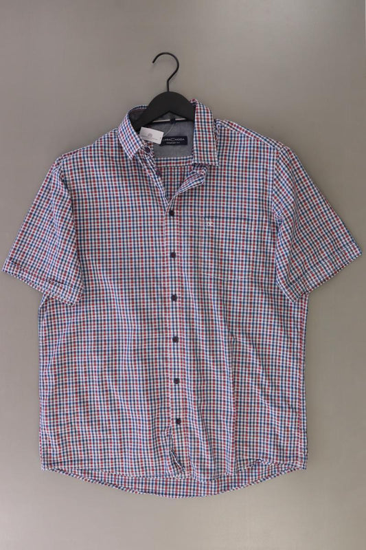 Casa Moda Karohemd für Herren Gr. L kariert Kurzarm mehrfarbig aus Baumwolle