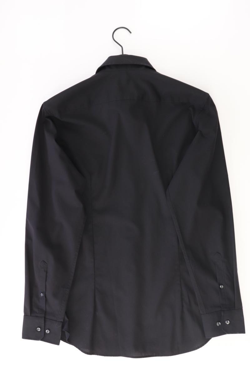 Seidensticker Langarmhemd für Herren Gr. Hemdgröße 40 schwarz aus Baumwolle