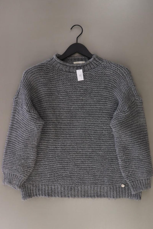 HEIMATLIEBE Grobstrickpullover Gr. M grau aus Polyacryl