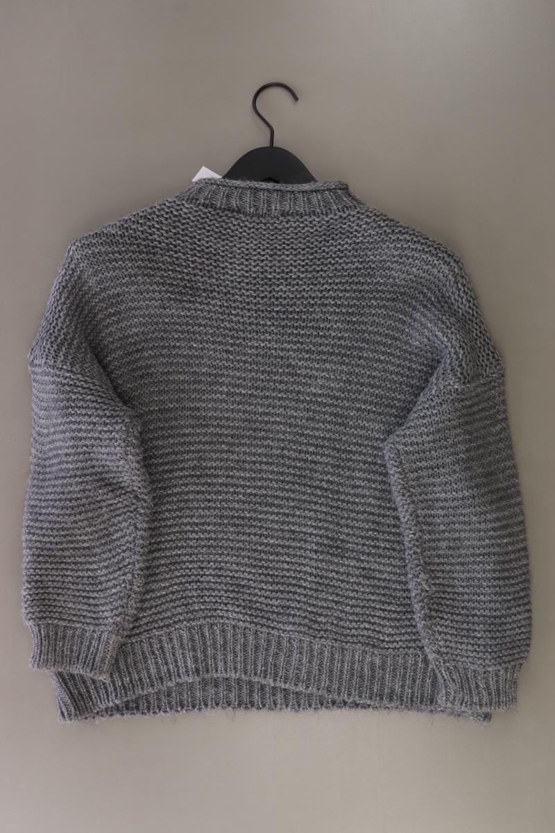 HEIMATLIEBE Grobstrickpullover Gr. M grau aus Polyacryl
