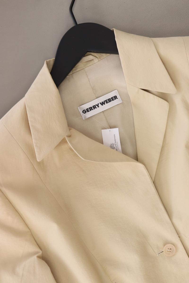 Gerry Weber Longblazer Gr. 38 Vintage creme aus Polyamid