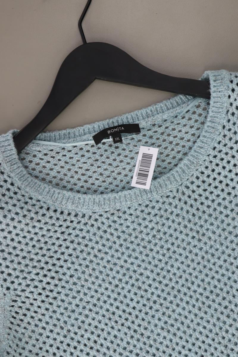 Bonita Langarmpullover Gr. XXL blau aus Polyacryl