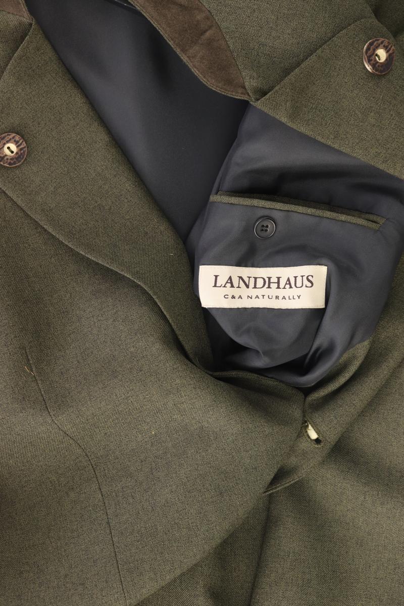 C&A Landhaus Trachtensakko für Herren Gr. Kurzgröße 27 Vintage olivgrün